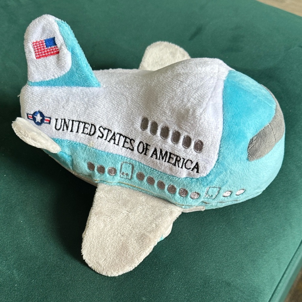 Air Force One Plush Stuffed Airplane United Airlines Daron US President